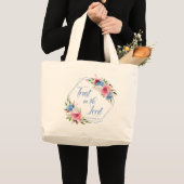 主を信頼せよ ラージトートバッグ (正面(商品))