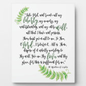 主を取る フォトプラーク (正面)