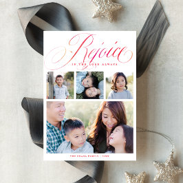 主を喜ぶのは常に宗教的である |クリスマス シーズンカード