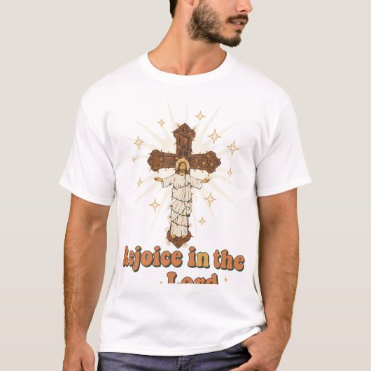 "主を喜べ" Tシャツ (正面)