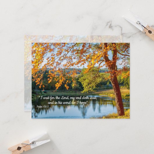 主を待ち望む カード (正面/裏面インサイチュ)