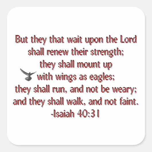 主を待つ者たち スクエアシール (正面)