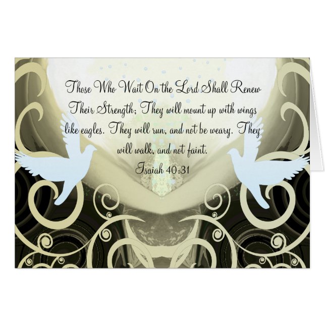 主を待つ者は力を回復する (正面横)