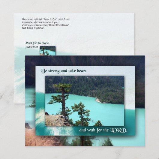 主を待つ ポストカード (正面/裏面)