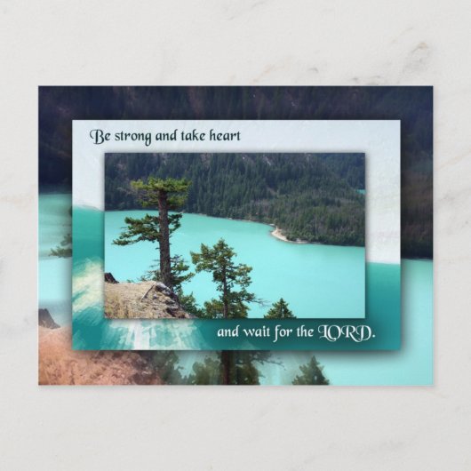 主を待つ ポストカード (正面)