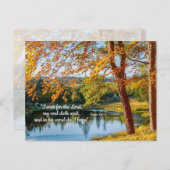 主を待つ、彼の言葉のカードに希望 ポストカード (正面/裏面)