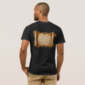 主を恐れる心 | 詩篇 19:9–11 KJV Tシャツ (裏面フル)