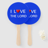 主を愛す ハンドファン (正面&裏面)