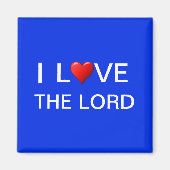 主を愛す マグネット (正面)