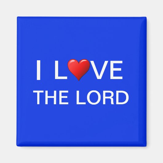 主を愛す マグネット (正面)