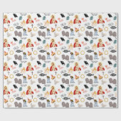 主を愛せよ、神を愛祈し、信仰感動的 ラッピングペーパー (フラット)