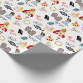 主を愛せよ、神を愛祈し、信仰感動的 ラッピングペーパー (角)