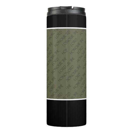 主を敬う父の日パーソナライズされた男 タンブラー (裏面)