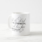 主を求めよ コーヒーマグカップ (正面左)