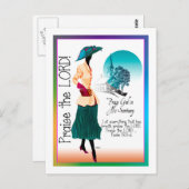 主を称賛した ポストカード (正面/裏面)