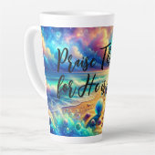 主を褒める カフェラテマグ (左アングル)