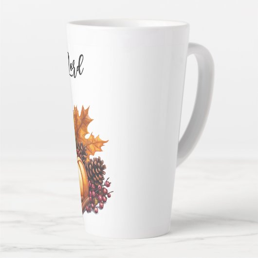 主を褒める カフェラテマグ (右アングル)