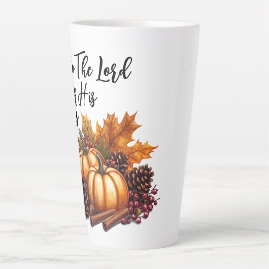 主を褒める カフェラテマグ (正面)