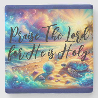 主を褒める ストーンコースター