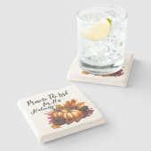 主を褒める ストーンコースター (横)