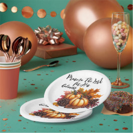 主を褒める ペーパープレート