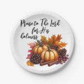 主を褒める ペーパープレート (正面)