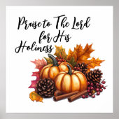 主を褒める ポスター (正面)