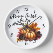 主を褒める 壁時計 (正面)