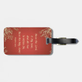 主を賛美して下さいLuggage Tag ラゲッジタグ (裏面横)