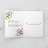 主を賛美するフローラカスタマイズ カード (内部)