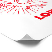 主を賛美する ポスター (角)