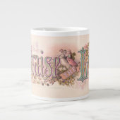 「主を賛美せよ」Pretty Pastels ジャンボコーヒーマグカップ (正面)