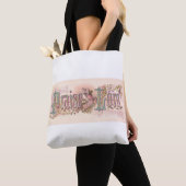 「主を賛美せよ」Pretty Pastels トートバッグ (クローズアップ)