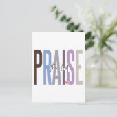 主を賞め信じよ、神に、イエスを信じて ポストカード (スタンド正面)