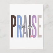 主を賞め信じよ、神に、イエスを信じて ポストカード (正面)