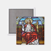 主イエスが王座にいる マグネット (正面/裏面)