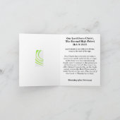 主イエスキリストのカード カード (内部)