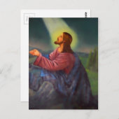 主イエスキリストの手の正色彩の鮮やか正のアイコン ポストカード (正面/裏面)