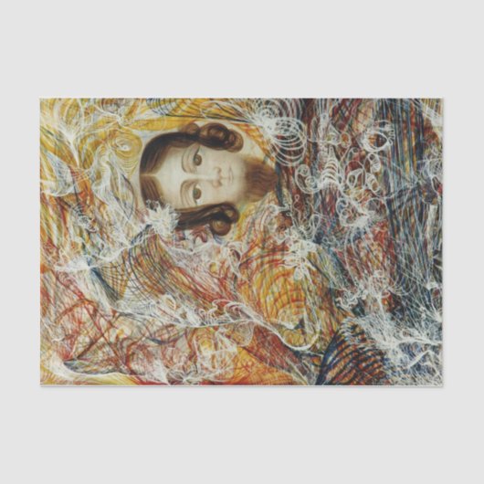 主イエス・キリストのポートレート 薄葉紙 (正面)