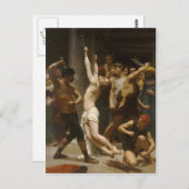 主イエス・キリストの鞭打ち1880 ポストカード (正面/裏面)