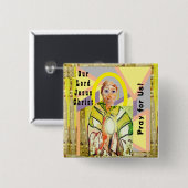 主イエス・キリスト 缶バッジ (正面&裏面)