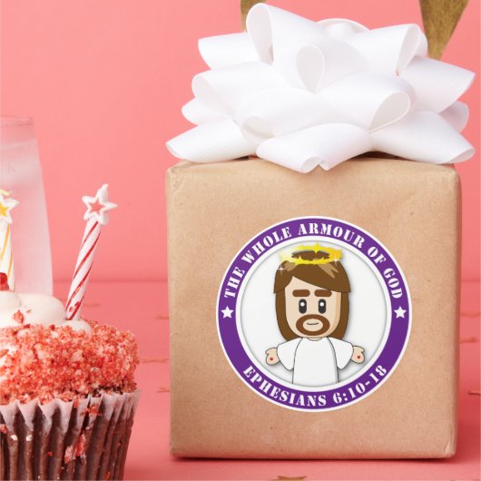 主イエス・ラウンドスティッカー ラウンドシール (パーティー)