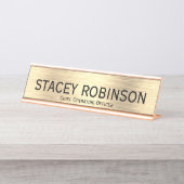 主エレガント務官 デスクネームプレート (正面)