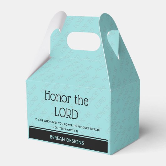 主カスタムの名を添えるキリスト教名誉神 フェイバーボックス (正面サイド)