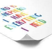 主カラフルは私の羊飼いのポスター ポスター (角)