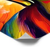 主カラフル仏 ポスター (角)