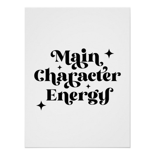 主キャラクターエネルギー ポスター (正面)