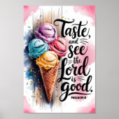 主キリスト教の子供部屋芸術 ポスター (正面)