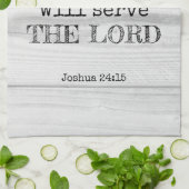 主キリスト教信者に仕え素朴る キッチンタオル (折り畳み)