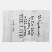 主キリスト教信者に仕え素朴る キッチンタオル (横)